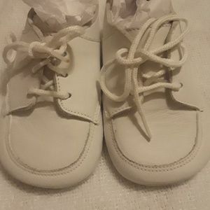 White baby boy shoes